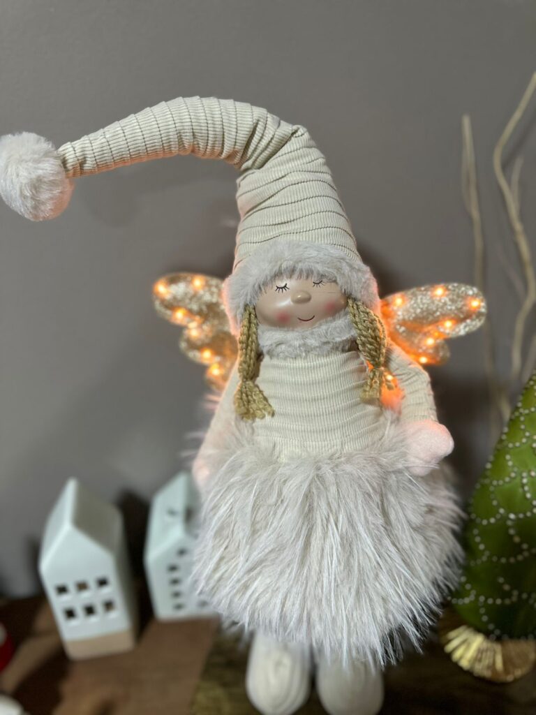 Anjo Natalino c/ Led em Tecido | OCKA HOME
