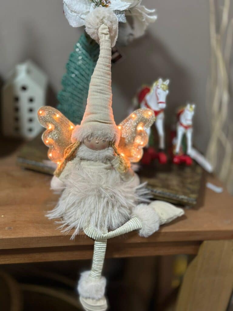 Anjo Natalino c/ Led em Tecido | OCKA HOME