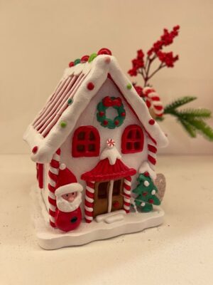 Casinha Natalina em Resina