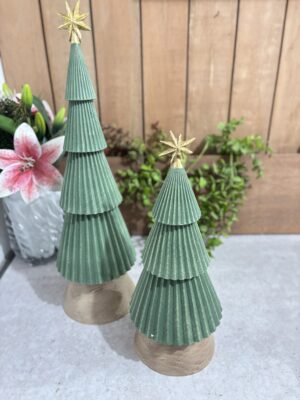 Pinheiro Decorativo c/ Estrela de Natal em Resina