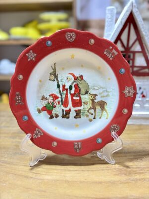 Prato Sobremesa Santa Claus