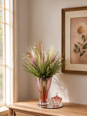 Vaso Cristal Paradise Coral Woltt